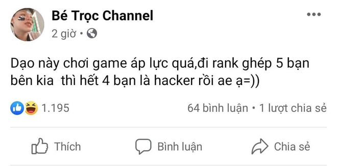 Thần đồng Liên Quân bức xúc nói lên vấn nạn rank Việt: Team 5 người đã có đến 4 hacker - Ảnh 2.