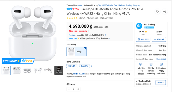 Không cần đợi sale, loạt phụ kiện Apple đang giảm giá sập sàn mà lại còn freeship, nhanh tay chốt đơn còn kịp! - Ảnh 1.