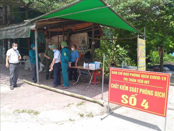 Ba khu vực ở huyện Yên Mỹ (Hưng Yên) giãn cách xã hội theo Chỉ thị 16 - Ảnh 1.