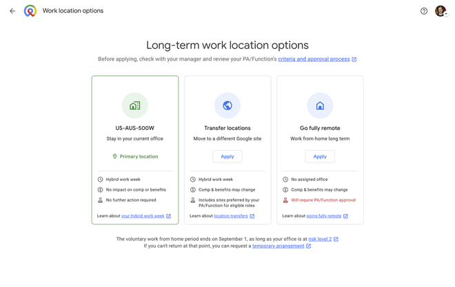 Google giảm lương nếu nhân viên chuyển trụ sở - Ảnh 1.