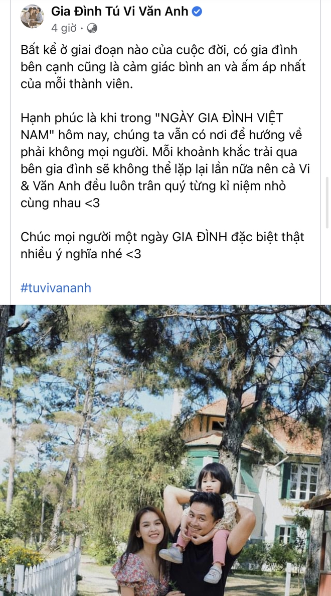 Ngập trời sao Vbiz chia sẻ nhân ngày Gia đình Việt Nam: Đoan Trang khoe hội anh em nhà người ta, H’Hen Niê - Tiểu Vy chung 1 nỗi lòng - Ảnh 14.