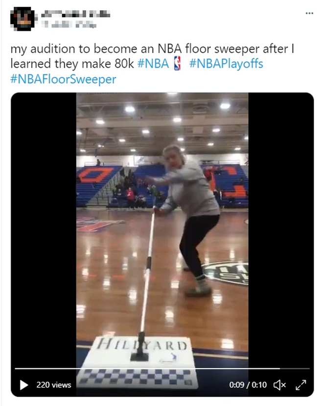 Fan đổ x&ocirc; theo đuổi giấc mơ... lau s&agrave;n tại NBA v&igrave; việc nhẹ lương cao - Ảnh 10.