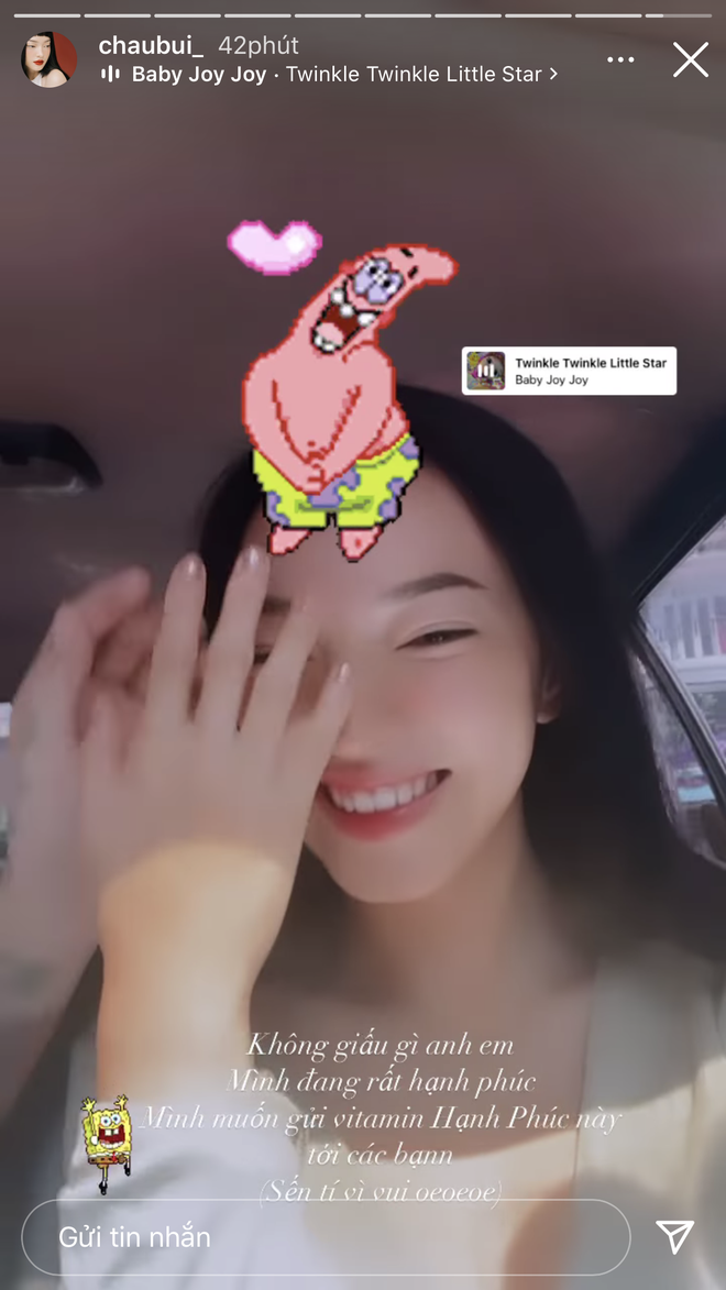 Chờ mãi cũng tới ngày Châu Bùi cười tít mắt công khai hôn tay Binz - Ảnh 3.
