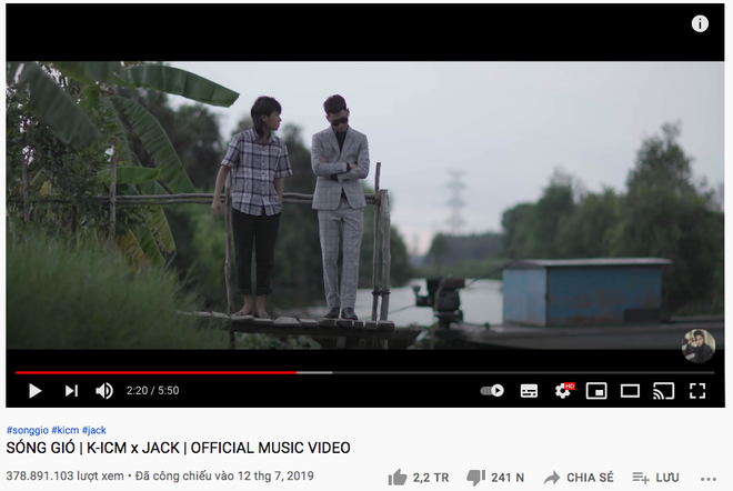 Loạt MV nhạc Việt cập kê nửa tỷ view sau Bống Bống Bang Bang: Jack - K-ICM có tới 3 ngựa chiến, Sơn Tùng thua xa - Ảnh 6.