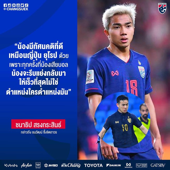 Chanathip mong một lần thi đấu c&ugrave;ng sao trẻ Leicester City trong m&agrave;u &aacute;o ĐT Th&aacute;i Lan - Ảnh 1.