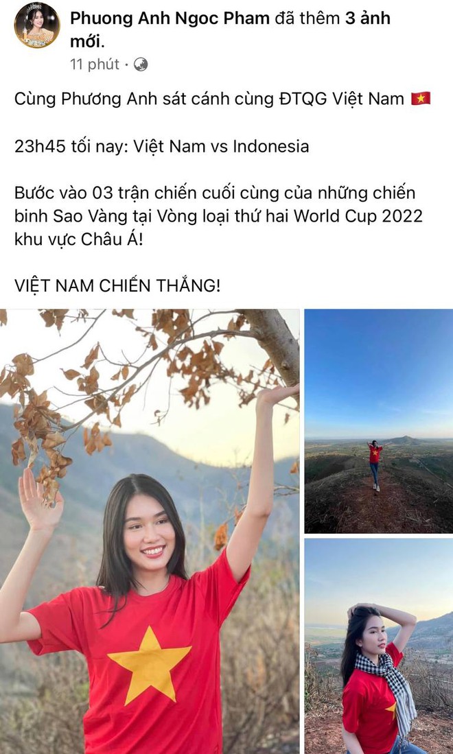 Sao Việt nhuộm đỏ Facebook trước giờ G đội tuyển Việt Nam gặp Indonesia: Jack và dàn mỹ nhân cực cuồng nhiệt, BB Trần hứa làm 1 việc lầy lội - Ảnh 3.