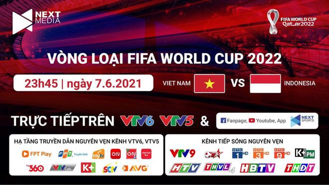 Xem miễn ph&iacute; c&aacute;c trận đấu V&ograve;ng loại World Cup 2022 của ĐT Việt Nam - Ảnh 1.