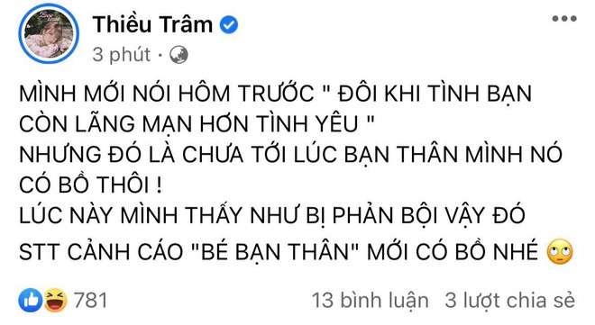 6 tháng sau drama “trà xanh”, Thiều Bảo Trâm bất ngờ đăng đàn thừa nhận bị phản bội: Chuyện gì đây? - Ảnh 2.