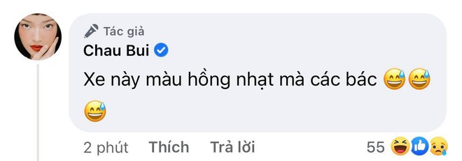 Ch&acirc;u B&ugrave;i bị nghi &ldquo;sống ảo&rdquo; b&ecirc;n si&ecirc;u xe m&agrave;u hồng của Binz, ch&iacute;nh chủ vội l&ecirc;n tiếng giải th&iacute;ch điều n&agrave;y? - Ảnh 4.