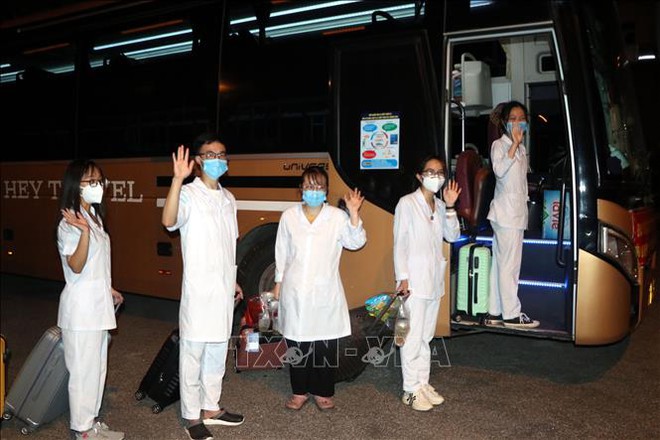 Trường Đại học Kỹ thuật Y tế Hải Dương chi viện nh&acirc;n lực gi&uacute;p TP. Hồ Ch&iacute; Minh chống dịch - Ảnh 3.