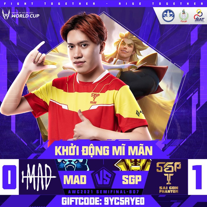 Saigon Phantom hủy diệt MAD Team tại Bán kết AWC 2021 trong ngày Lai Bâng và Lạc Lạc tỏa sáng rực rỡ - Ảnh 2.