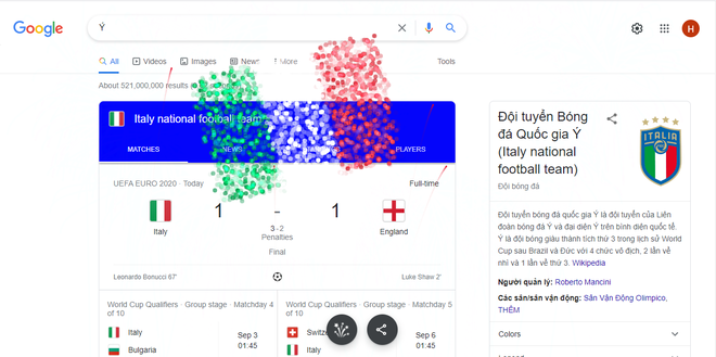 Google cho bắn pháo hoa tung tóe mừng đội tuyển Ý vô địch Euro 2020 - Ảnh 4.