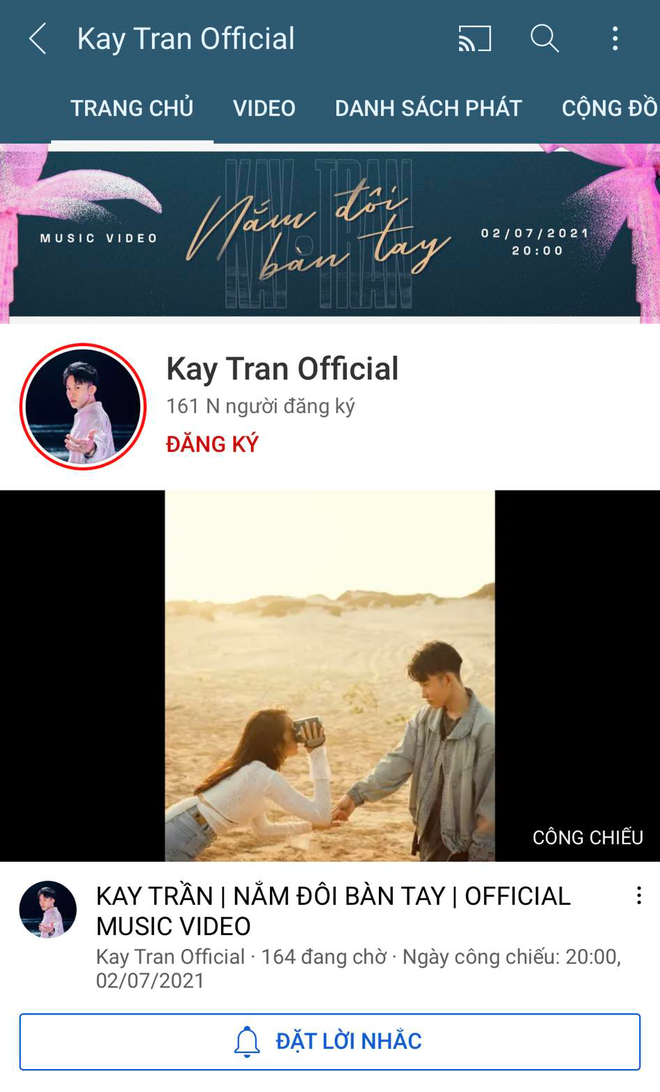 Chưa đến giờ công chiếu MV Nắm Đôi Bàn Tay, nhưng Kay Trần đã thu về một loạt thành tích khủng - Ảnh 2.
