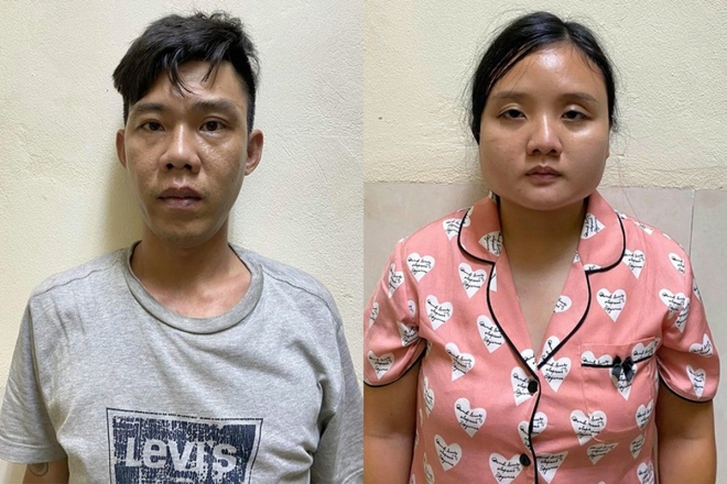 Cặp vợ chồng ở Hà Nội phơi hàng trăm cành cần sa trong tủ quần áo - Ảnh 1.
