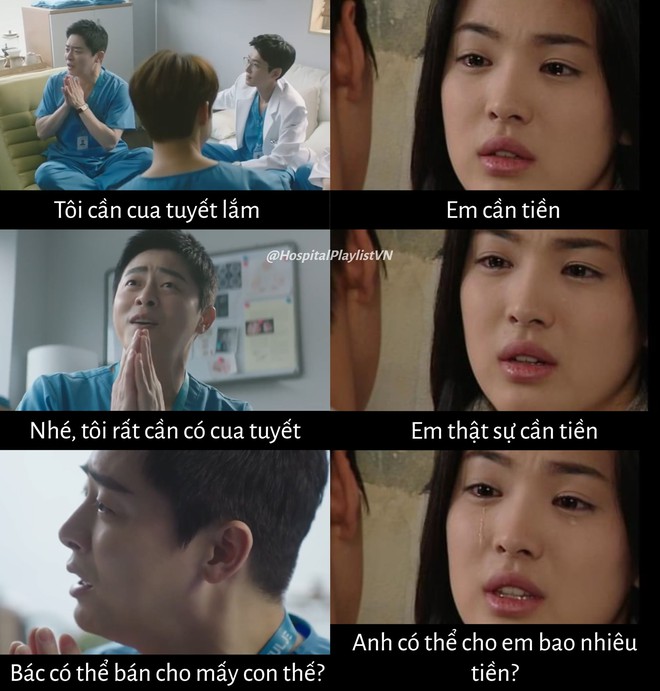 Hai chúa hề Hospital Playlist bị Song Hye Kyo - Won Bin nhập, ăn cua tuyết thôi mà tưởng Trái Tim Mùa Thu ùa về! - Ảnh 2.