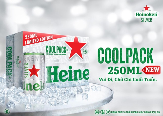 Heineken Silver phiên bản giới hạn Cool Pack 250ml - lạnh thật nhanh cho đêm vui trong tuần - Ảnh 4.
