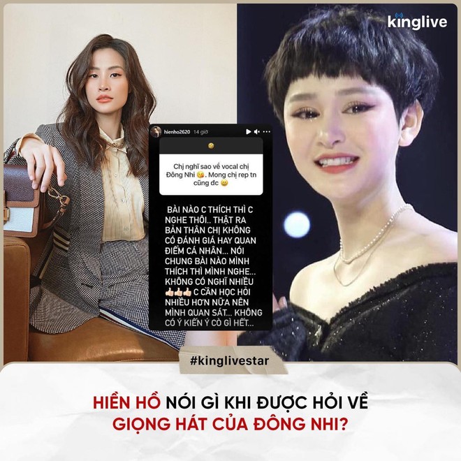 Netizen mỉa mai câu trả lời lòng vòng của Hiền Hồ khi được hỏi về giọng hát Đông Nhi: Muốn chê thì nói đại một tiếng - Ảnh 2.