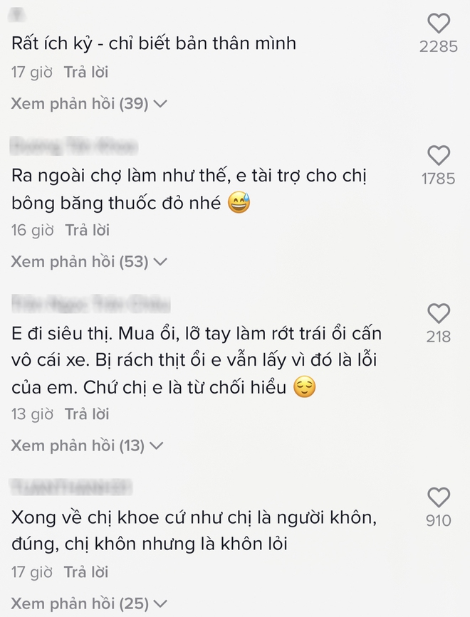 Cô gái bị dân mạng chỉ trích gay gắt vì hành động vô ý thức khi mua rau: Rất ích kỷ, chỉ biết cho bản thân mình! - Ảnh 4. Cô gái bị dân mạng chỉ trích gay gắt vì hành động vô ý thức khi mua rau: Rất ích kỷ, chỉ biết cho bản thân mình! - Ảnh 4.