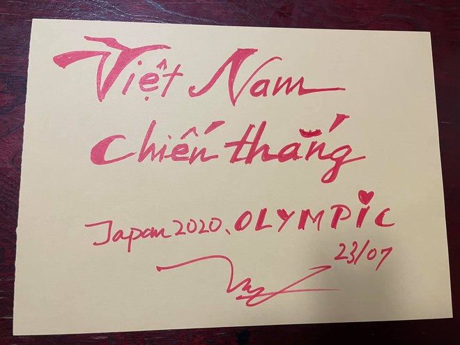 Ấm lòng hình ảnh người dân Việt Nam tại Nhật Bản gửi lời động viên ý nghĩa cho VĐV Việt Nam tham dự Olympic Tokyo 2020 - Ảnh 4.