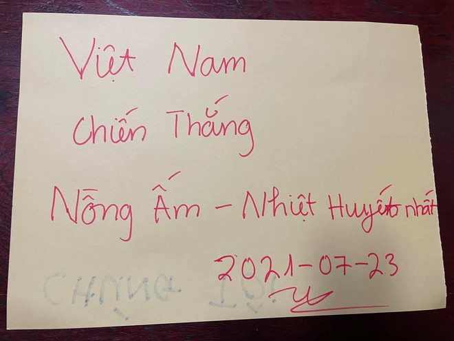 Ấm lòng hình ảnh người dân Việt Nam tại Nhật Bản gửi lời động viên ý nghĩa cho VĐV Việt Nam tham dự Olympic Tokyo 2020 - Ảnh 6.