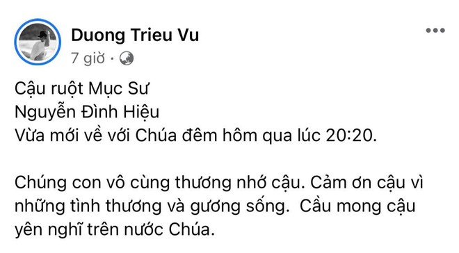 Gia đình NS Hoài Linh xót xa nhận tin người thân qua đời giữa dịch, Nam Thư cùng dàn sao Việt đồng loạt chia buồn - Ảnh 2.