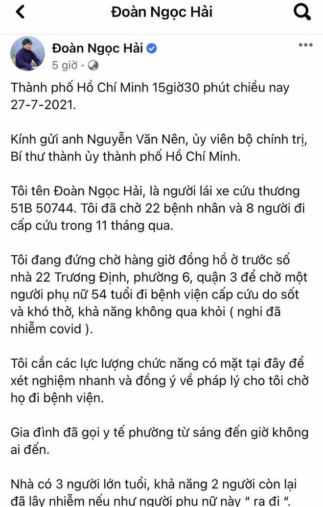 TP.HCM: Quận 3 phản b&aacute;c th&ocirc;ng tin &ocirc;ng Đo&agrave;n Ngọc Hải phản &aacute;nh tr&ecirc;n Facebook - Ảnh 1.