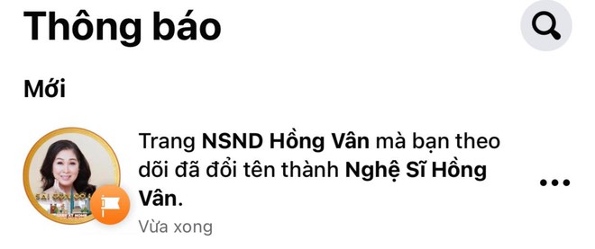 Hồng Vân bất ngờ bỏ danh hiệu Nghệ sĩ nhân dân trên fanpage và đổi thành Nghệ sĩ, lý do thật sự là gì? - Ảnh 2.