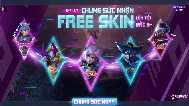 HOT: Game thủ nhận FREE 2 skin bậc S+ miễn phí từ sự kiện mới nhất ...