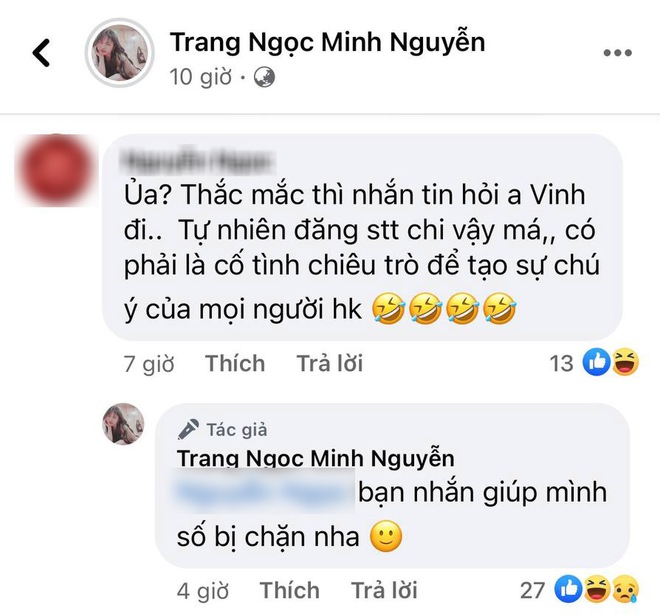 Chồng cũ vừa gửi lời mời kết bạn, Lương Minh Trang tiết lộ bị block tiếp, còn bị chặn luôn cả số điện thoại? - Ảnh 3.