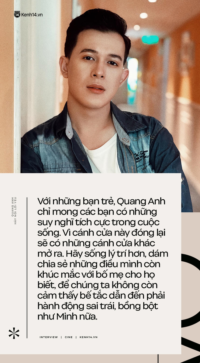 Quang Anh (Hãy Nói Lời Yêu): Cái chết của Minh là luật nhân quả, tôi không hề muốn thay đổi nó - Ảnh 5.