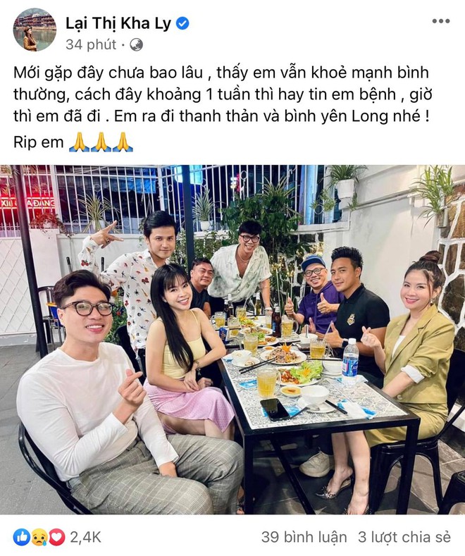 Cao Thái Hà, Lê Giang và dàn sao Việt bàng hoàng, xót xa khi nghe tin diễn viên Đức Long đột ngột qua đời - Ảnh 12.