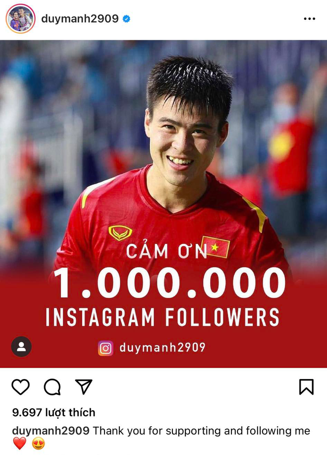 Duy Mạnh cán mốc 1 triệu follower trên Instagram, không quên gửi lời cảm ơn đậm chất Gen Z tới nóc nhà và con trai - Ảnh 3.