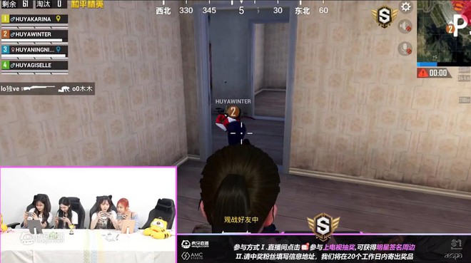 Nh&oacute;m nhạc nữ nh&agrave; SM trổ t&agrave;i bắn PUBG Mobile khiến người xem h&aacute; hốc mồm - Ảnh 3.