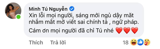 Minh Tú chúc mừng Phương Oanh Next Top nhưng nhanh chóng xin lỗi vì... sai tiếng Anh! - Ảnh 3.