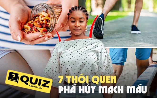 Quiz: 7 thói quen hàng ngày có thể đang phá hủy mạch máu của bạn, sửa ngay kẻo vừa xấu người, vừa hại thân - Ảnh 1.