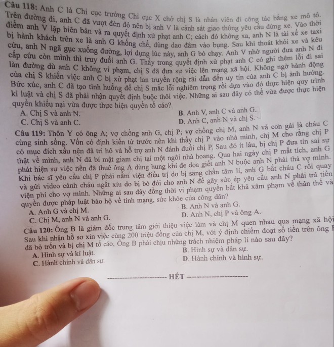 2 chuyện tình lâm li bi đát, drama hơn cả Penthouse vào đề thi Giáo dục công dân tốt nghiệp THPT 2021 - Ảnh 1.