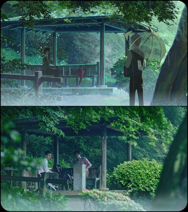 Anime Girl in Wisteria Garden by PJYNico