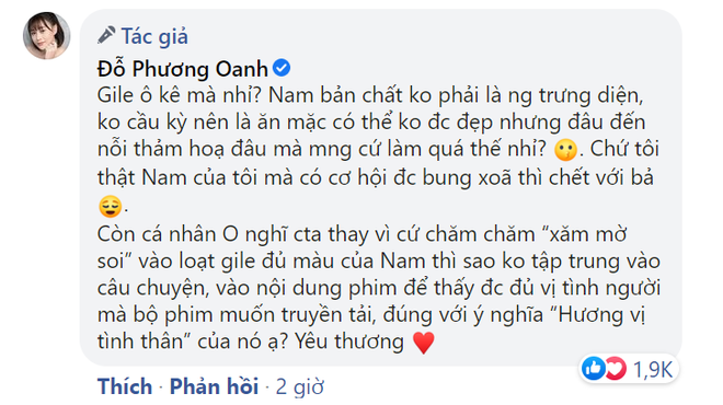 Bị chê mặc xấu ở Hương Vị Tình Thân, Phương Oanh nổi đóa: Ngừng áp đặt tư duy của mình lên người khác được không? - Ảnh 5.