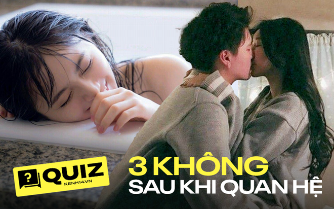 Quiz: 3 việc nữ giới tuyệt đối không nên làm ngay sau khi quan hệ, nếu không có thể dẫn đến sa tử cung, viêm nhiễm phụ khoa - Ảnh 1.