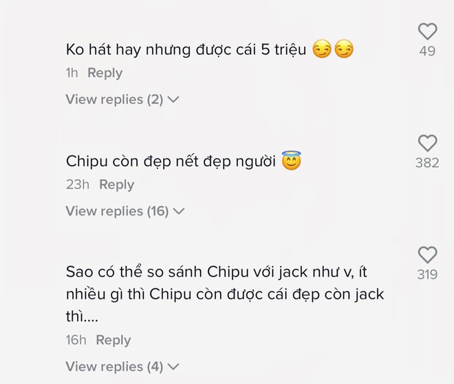 Jack được phong l&agrave; &ocirc;ng ho&agrave;ng h&aacute;t ph&ocirc; c&ograve;n Chi Pu l&agrave; b&agrave; ch&uacute;a h&aacute;t ch&ecirc;nh nhưng phản ứng của netizen kh&aacute;c nhau 180 độ - Ảnh 7.