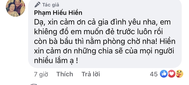 Hiếu Hiền đưa vợ đi sinh con thứ 3 trong hoàn cảnh đặc biệt, Hà Tăng - Ốc Thanh Vân cùng dàn sao Vbiz động viên và cầu bình an - Ảnh 4.