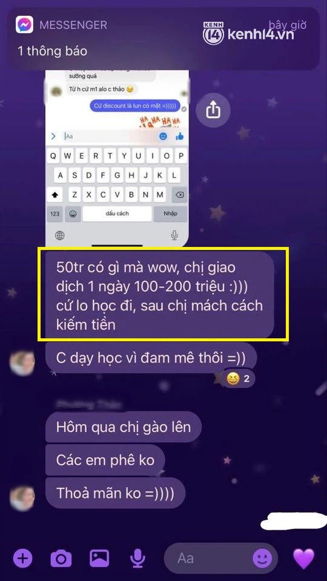 Giáo viên Văn nói bậy, show bộ phận phản cảm: Bị tố thêm dụ học sinh chơi tiền ảo khiến nhiều em mất trắng cả chục triệu? - Ảnh 4.