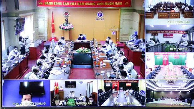 Bộ Y tế họp khẩn với TP.HCM v&agrave; 3 tỉnh kh&aacute;c về thiết lập Trạm Y tế lưu động - Ảnh 1.