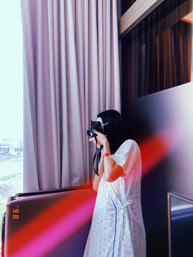 X&ocirc;n xao ảnh Diệu Nhi bụng l&ugrave;m l&ugrave;m tự check in tại bệnh viện giữa tin đồn sinh con, soi kỹ thời gian mới bất ngờ? - Ảnh 2.