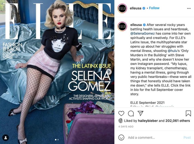 Bà xã Justin Bieber bỗng thả tim bìa tạp chí của tình địch Selena Gomez: Động thái nhỏ mà khiến MXH tranh cãi rầm rộ! - Ảnh 2.
