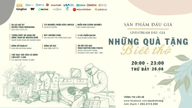 Phiên đấu giá đặc biệt nhất giữa dịch Covid-19: Hương Giang, Lệ Quyên quyên góp vật phẩm giá khủng, dàn sao hot Vbiz tham dự! - Ảnh 25.