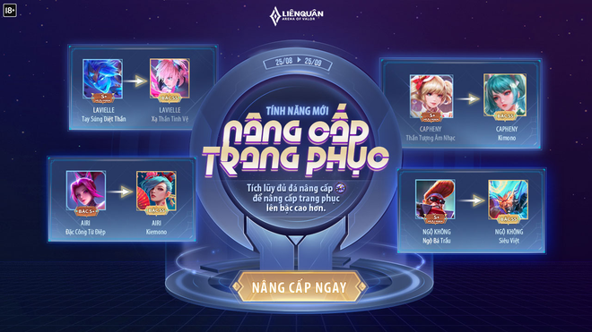 Liên Quân Mobile: Xuất hiện tính năng biến skin cùi bắp thành skin xịn sò trong một nốt nhạc, game thủ cảm thán hút máu... tinh vi hơn? - Ảnh 2.