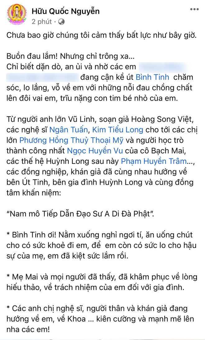 Tang lễ gấp rút của NS Bạch Mai: Bình Tinh suy sụp bên bàn thờ lập vội cho mẹ, NS Ngọc Huyền - Thoại Mỹ bật khóc nức nở - Ảnh 6.