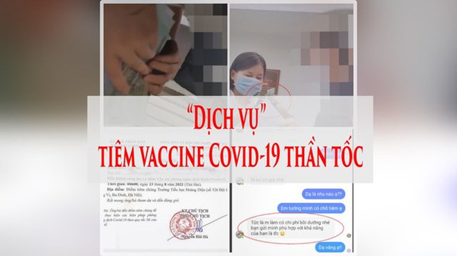 Sẽ buộc th&ocirc;i việc nữ c&aacute;n bộ phường trong vụ c&ograve; ti&ecirc;m vắc-xin thần tốc - Ảnh 1.