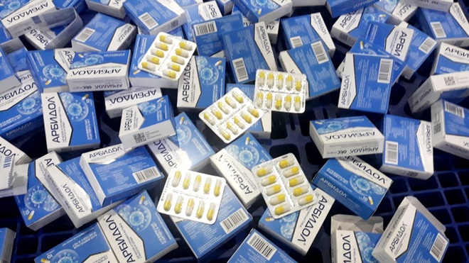  Thuốc Arbidol được quảng c&aacute;o điều trị Covid-19 nhập khẩu tr&aacute;i ph&eacute;p từ Nga về Việt Nam  - Ảnh 2.